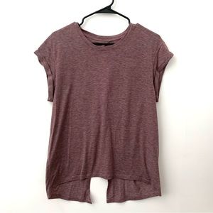 Lululemon Open Back Cap Sleeve Hi/Low Top